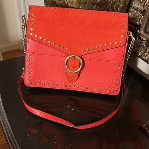 TOPSHOP BEAUTIFUL RED COLOR WOMEN’S shoulder bag in excellent condition